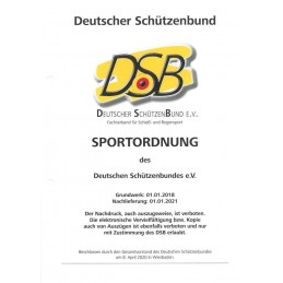 Ergänzung DSB Sportordnung...